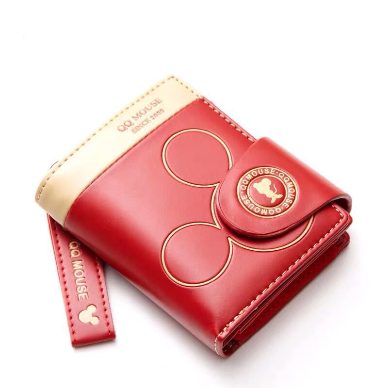 Wholesale Short PU Cartoon Folding Zero Wallet